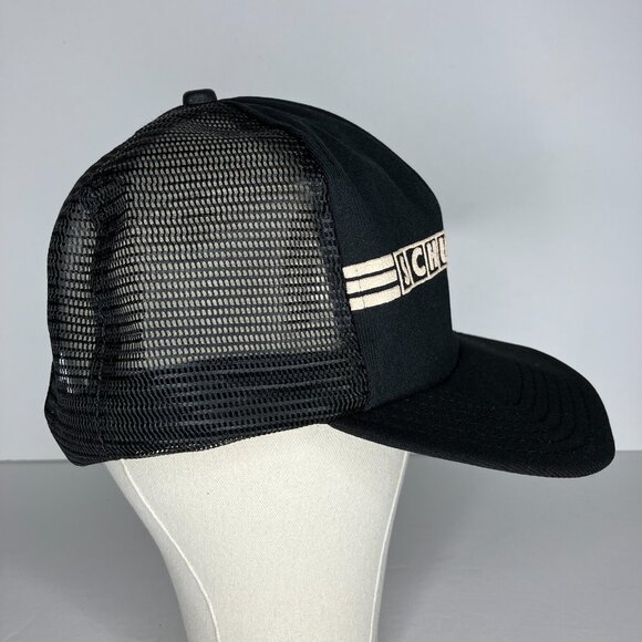 Vintage Schuck's Auto Supply Black Snapback Tracker Hat Cap - Picture 2 of 6